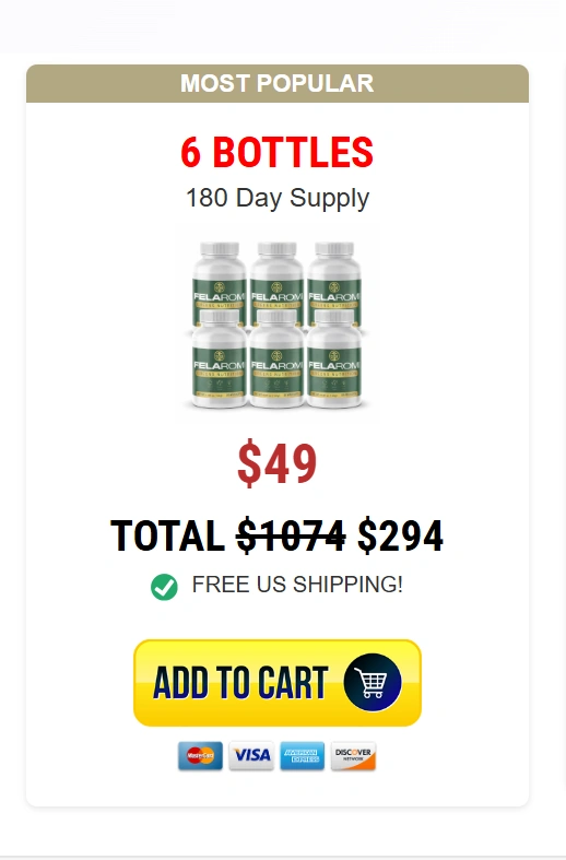 Felaromi supplement 6 bottles best value package